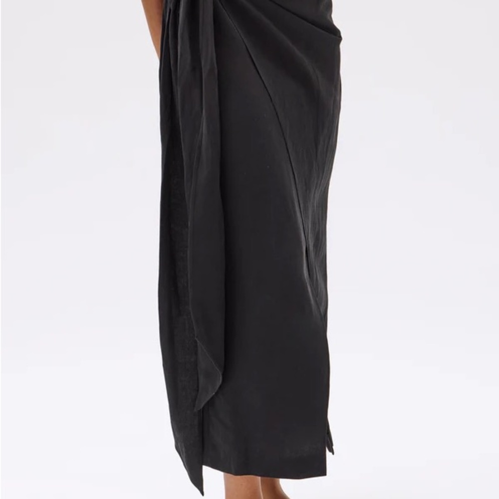 Assembly Label Black Maxi Skirt